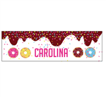 Banner de papel Donuts Pers.